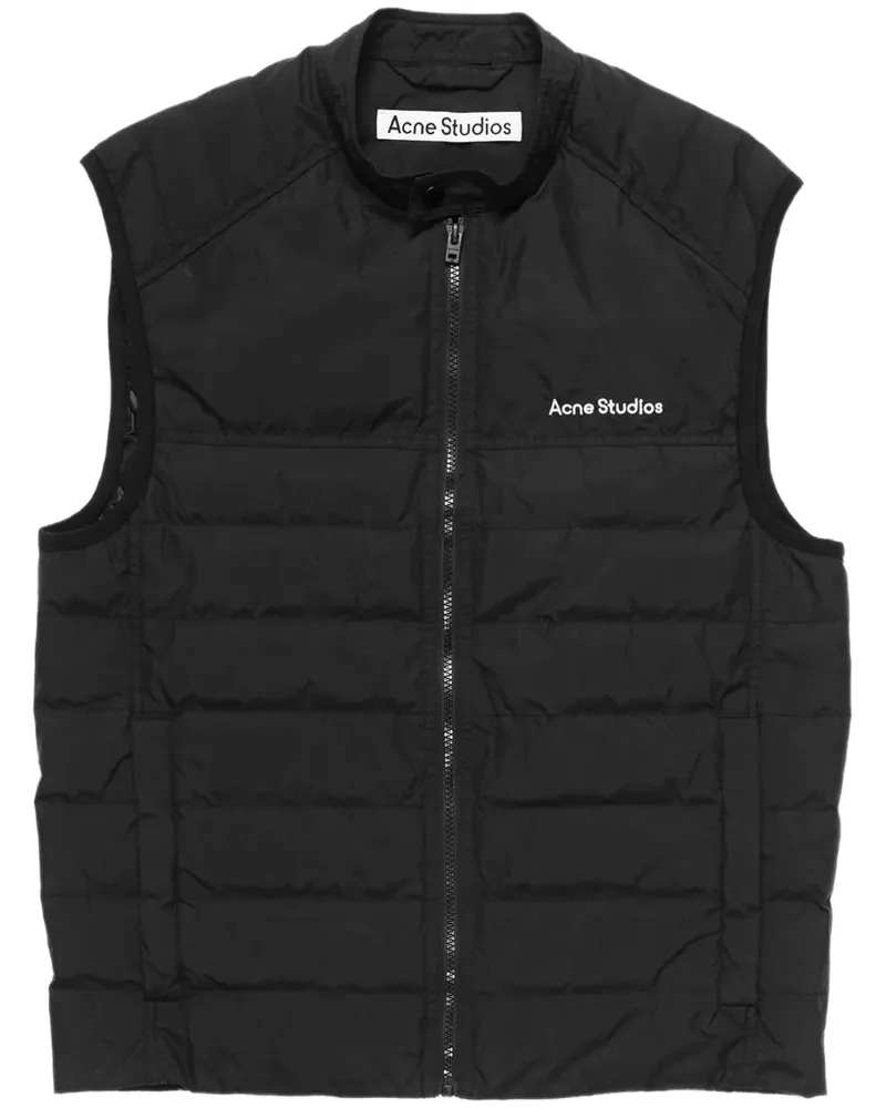 Acne Studios Gefütterte Weste - Schwarz Schwarz