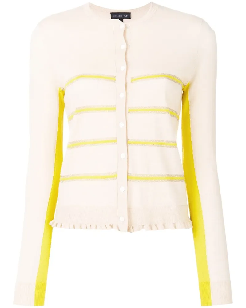 Cashmere In Love Capucine' Cropped-Kaschmir-Cardigan - Nude Nude