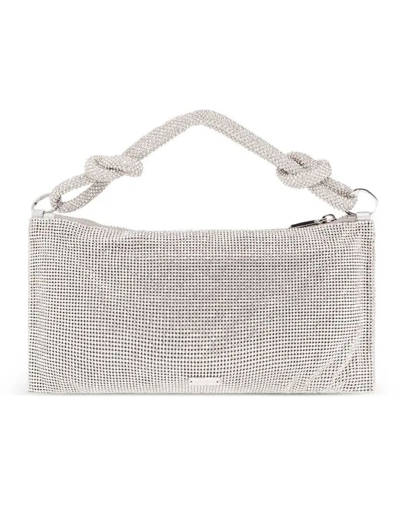 Cult Gaia Geknoteter Hera Nano Tote Bag mit Strass - Silber Silber