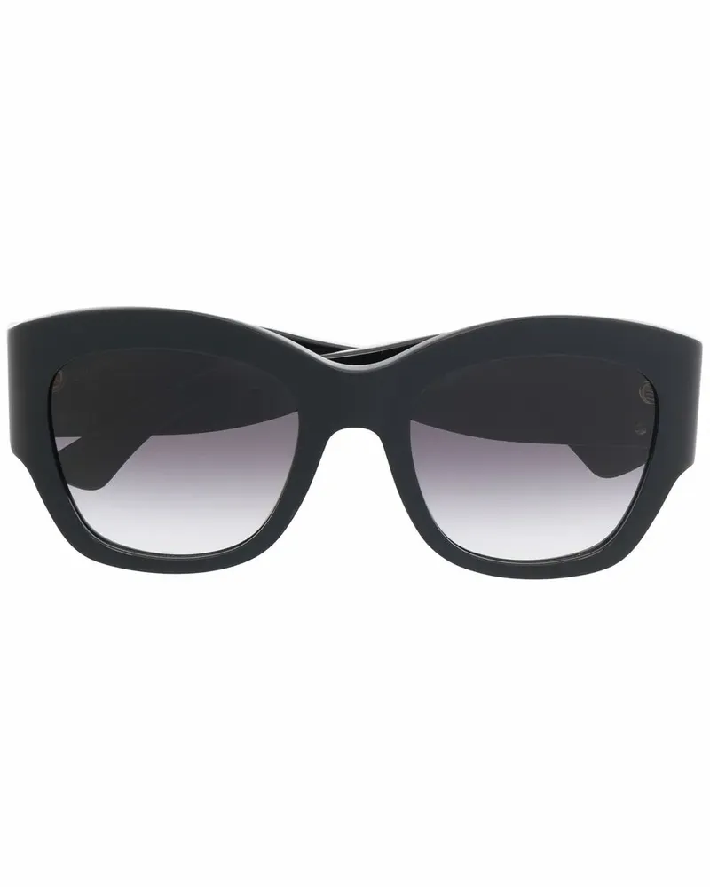 Cartier Sonnenbrille mit Logo - Schwarz Schwarz