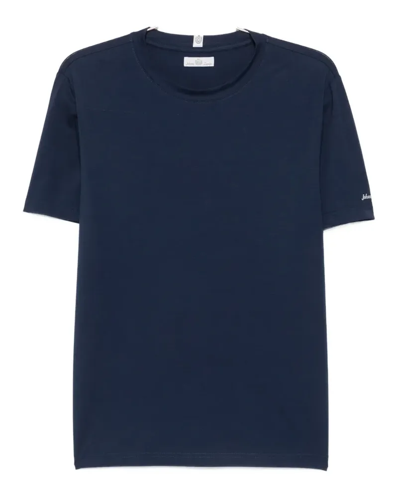 Johnny Lambs Lapo logo-print T-shirt - Blau Blau