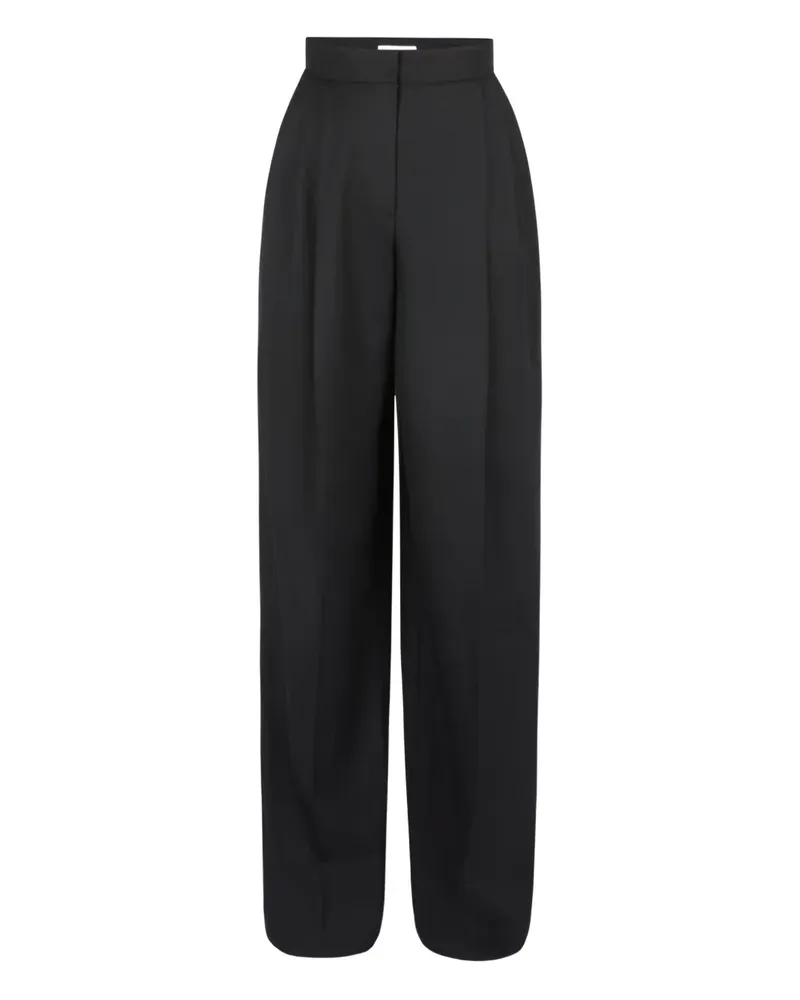 Nina Ricci Hose aus Gabardine mit Falten - Schwarz Schwarz