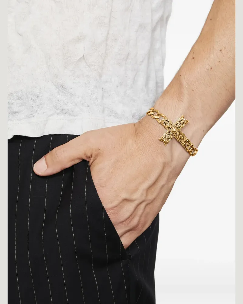 Emanuele Bicocchi Großes Edge Notre-Dame Armband - Gold Gold
