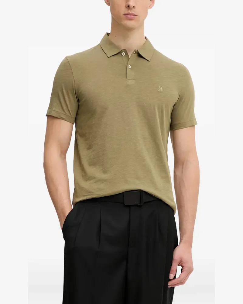 Marc O'Polo slub-texture polo shirt - Grün Grün