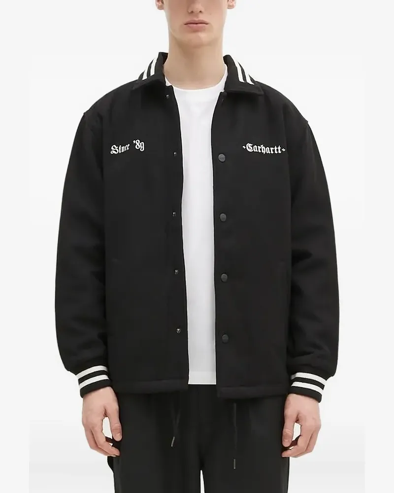 Carhartt WIP Bomberjacke mit Stickerei - Schwarz Schwarz