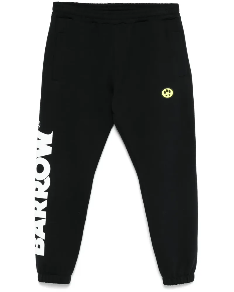 BARROW Jogginghose mit Logo-Print - Schwarz Schwarz