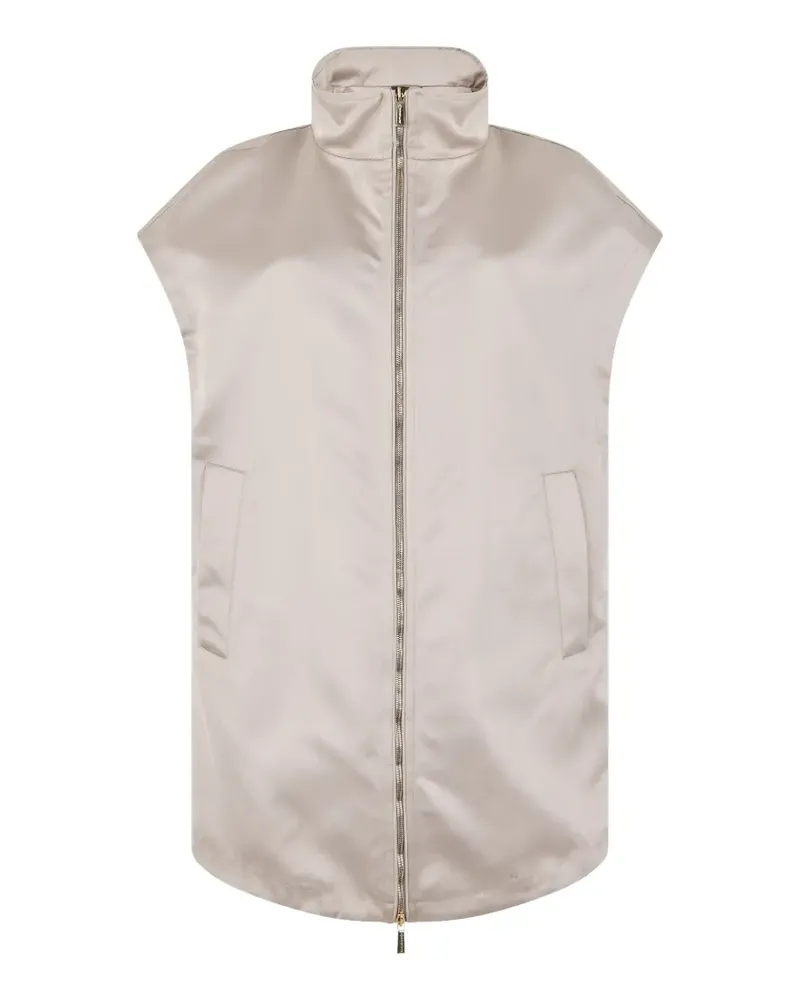 MOORER Carlene-P sleeveless gilet - Nude Nude