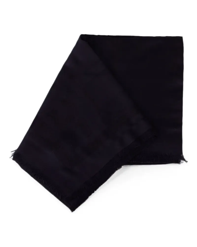 Elisabetta Franchi frayed-edge scarf - Schwarz Schwarz