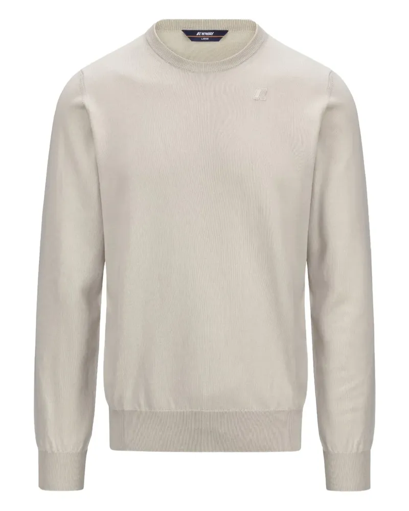 K-Way Gerippter Sebastien Pullover - Nude Nude
