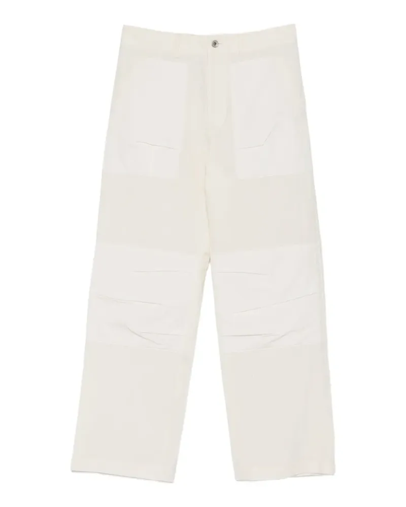 individual sentiments panelled trousers - Nude Nude