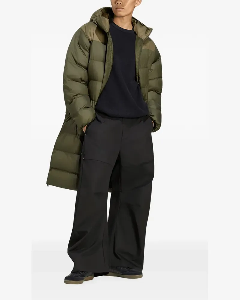 adidas Regen padded hooded coat - Grün Grün