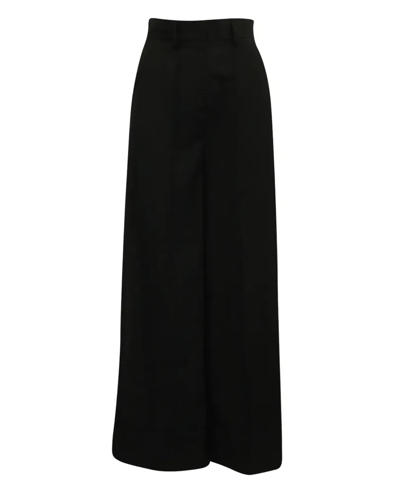 MSGM wide-leg tailored trousers - Schwarz Schwarz