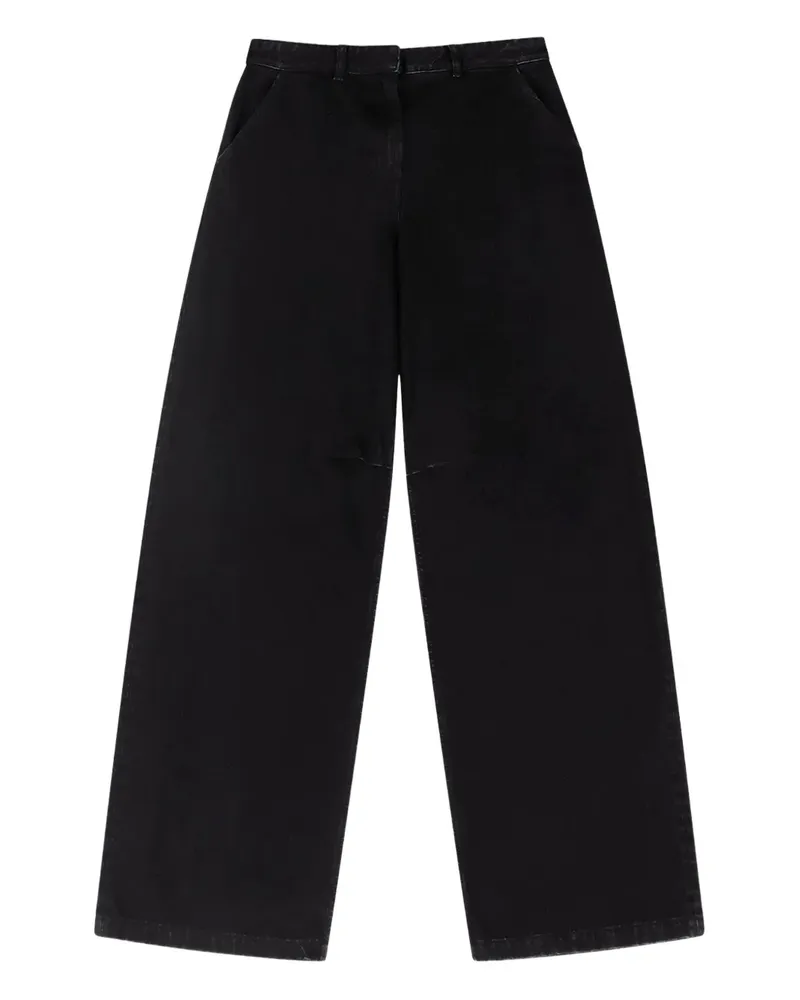 Entire Studios Jeans mit weitem Bein - Schwarz Schwarz
