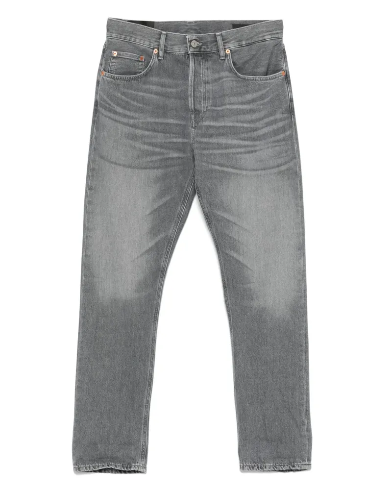 Dondup Jeans mit Logo-Print - Grau Grau