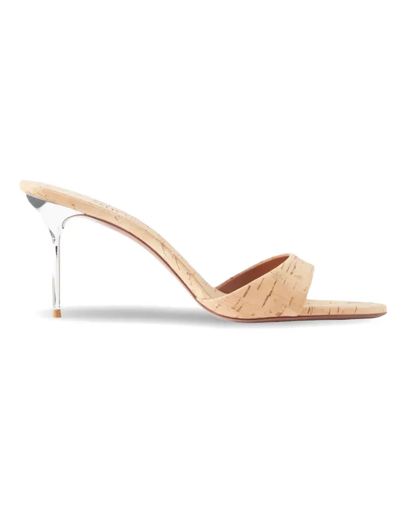 Paris Texas Lidia cork-effect stiletto sandals - Nude Nude