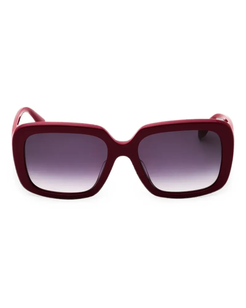 adidas rectangle-frame sunglasses - Rot Rot
