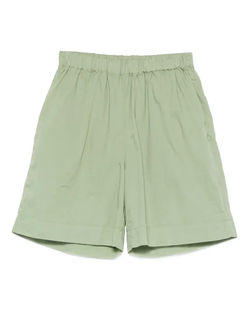 XACUS Carlotta elasticated-waistband shorts - Grün Grün