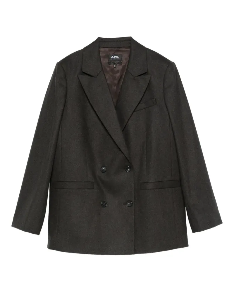 A.P.C. Doppelreihiges Sakko - Braun Braun