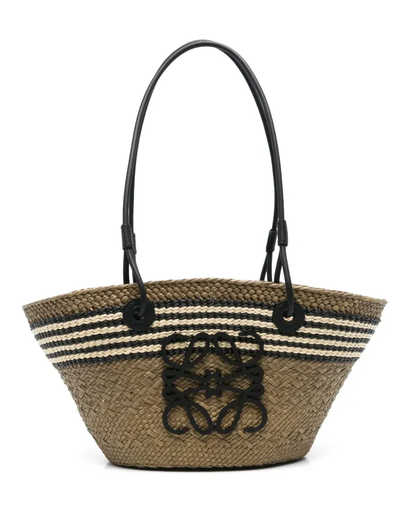 Loewe Kleine Anagram Schultertasche - Grün Grün