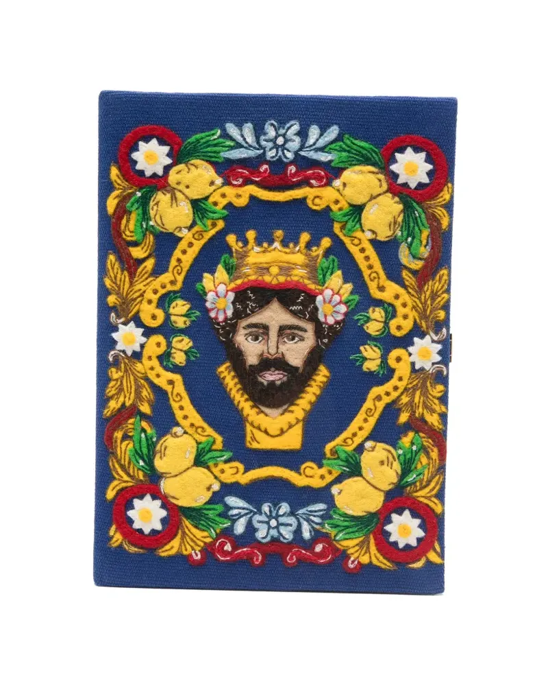 Olympia Le-Tan Sicilian Legends clutch bag - Blau Blau