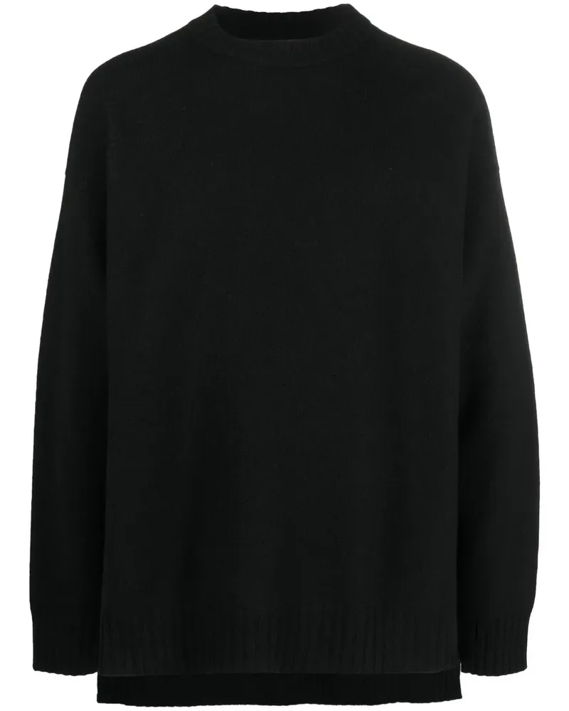 Jil Sander Pullover mit Schlitzen - Schwarz Schwarz