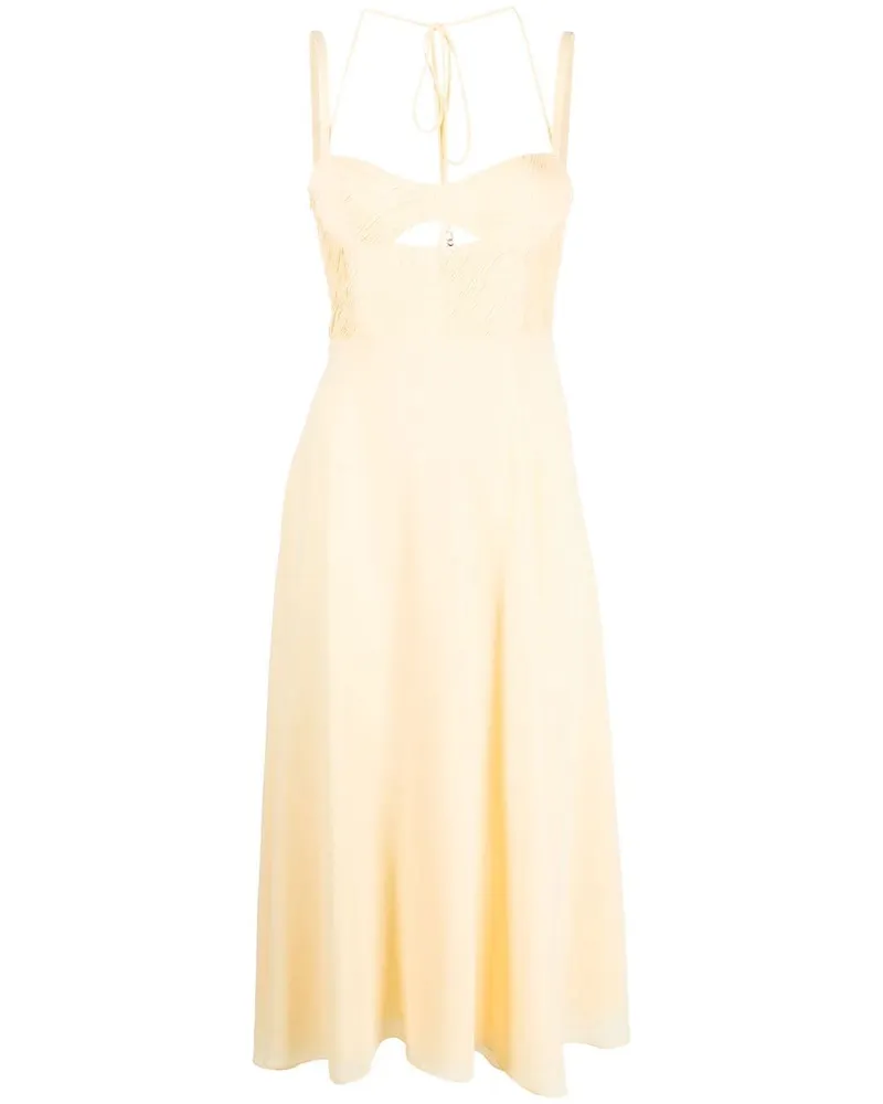 Patrizia Pepe Abito Kleid - Gelb Gelb
