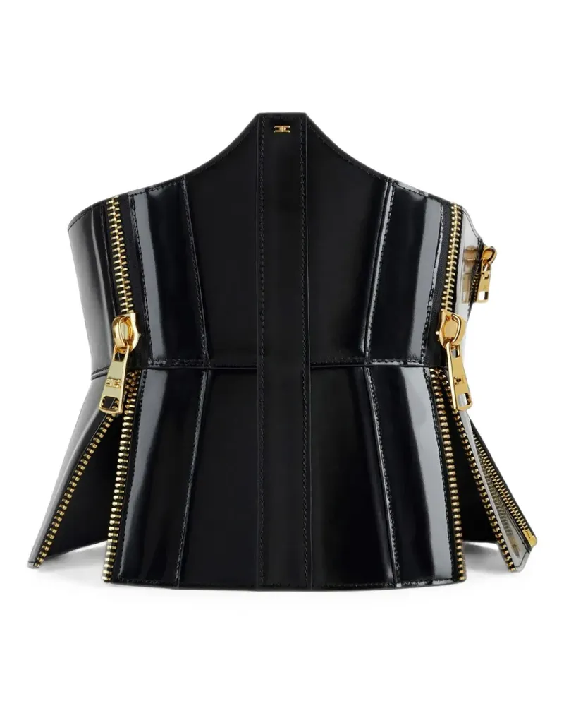 Elisabetta Franchi Bustier-Gürtel - Schwarz Schwarz