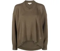 Strickpullover im Oversized-Look - Grün