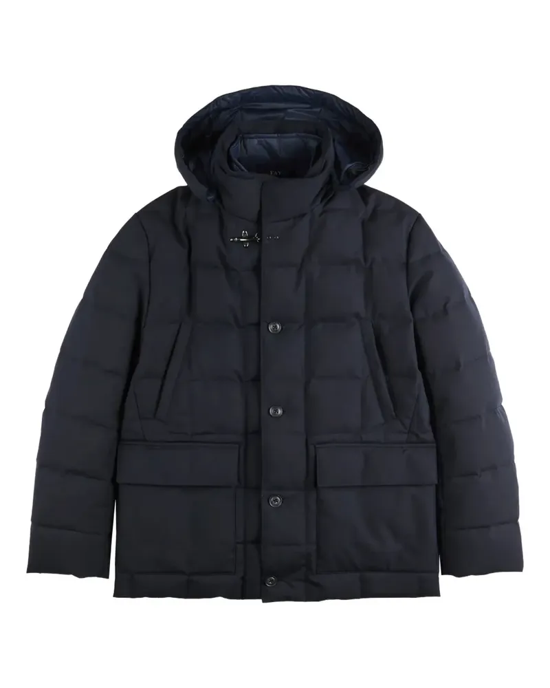 Fay hooded puffer jacket - Blau Blau