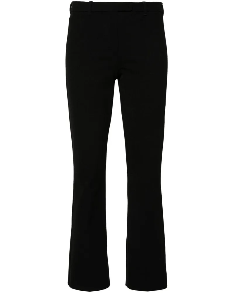 Max Mara Klassische Cropped-Hose - Schwarz Schwarz