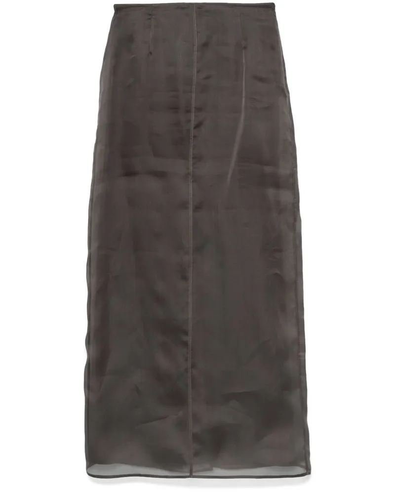 Fabiana Filippi Midirock aus Organza - Grau Grau