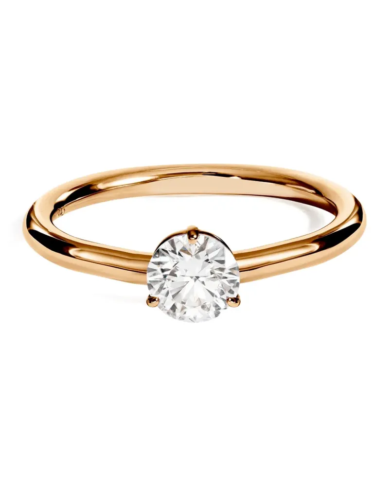 Loyal.e Paris Ring mit Diamant - Rosa Rosa