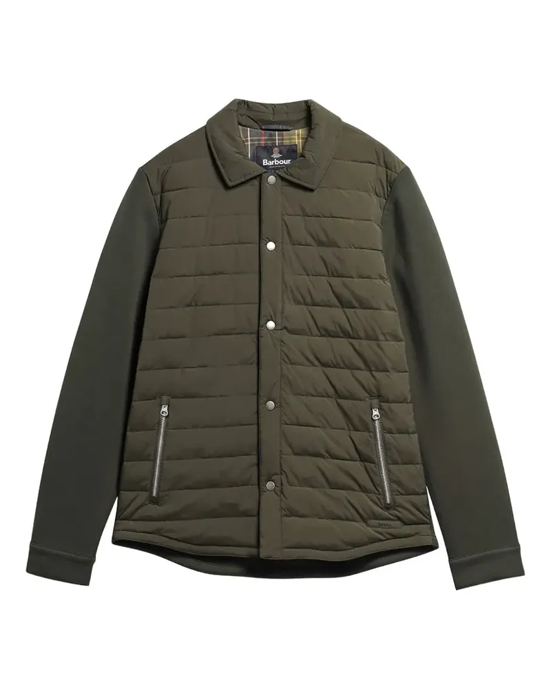 Barbour Knowle Sweatshirt mit Steppung - Grün Grün