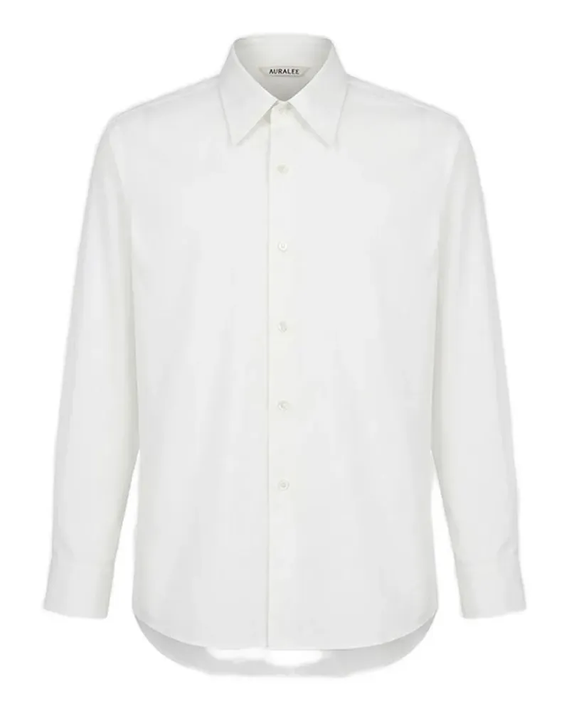 AURALEE Finx washed twill shirt - Weiß Weiß