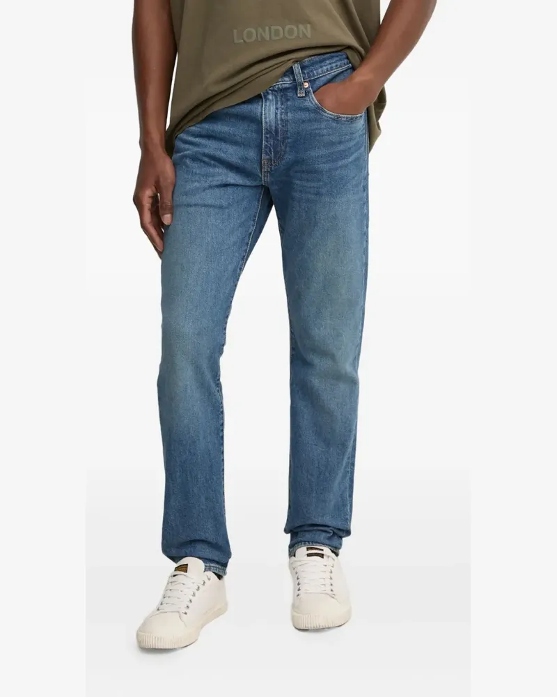Levi's 502 logo-patch jeans - Blau Blau
