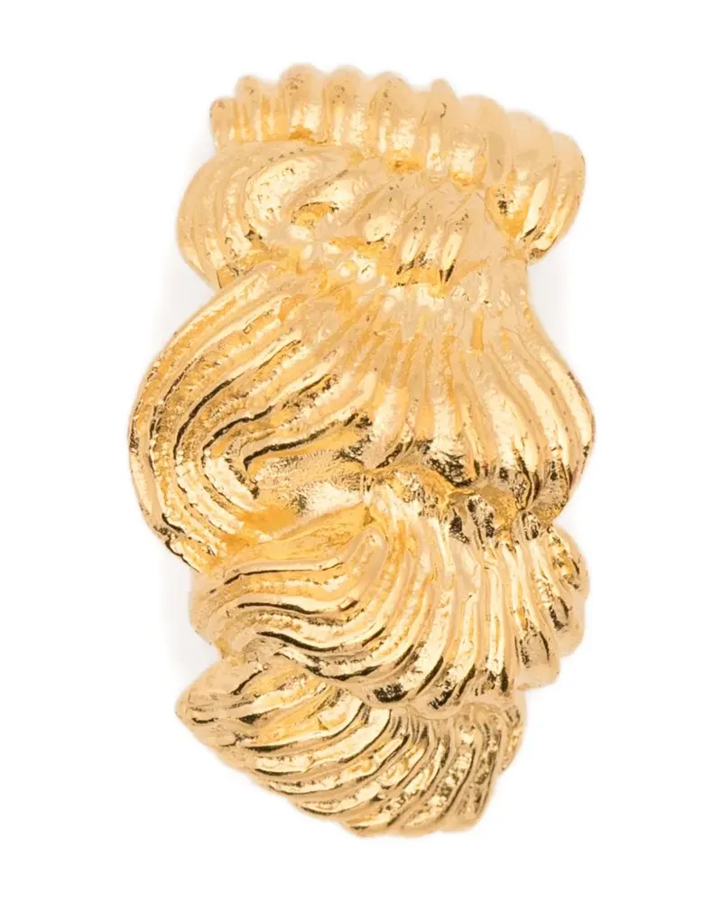 Completedworks Buttercream (Or, The Icing on the Cake) ruffled earrings - Gold Gold