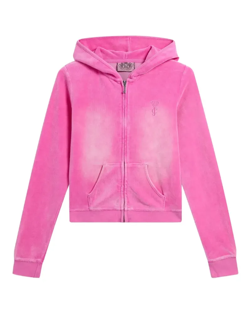 Juicy Couture Ausgeblichene Kapuzenjacke - Rosa Rosa