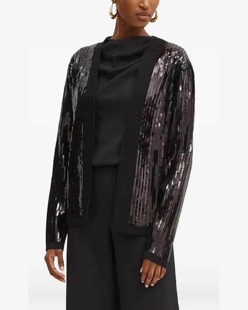 Silvian Heach Cardigan mit Pailletten - Schwarz Schwarz