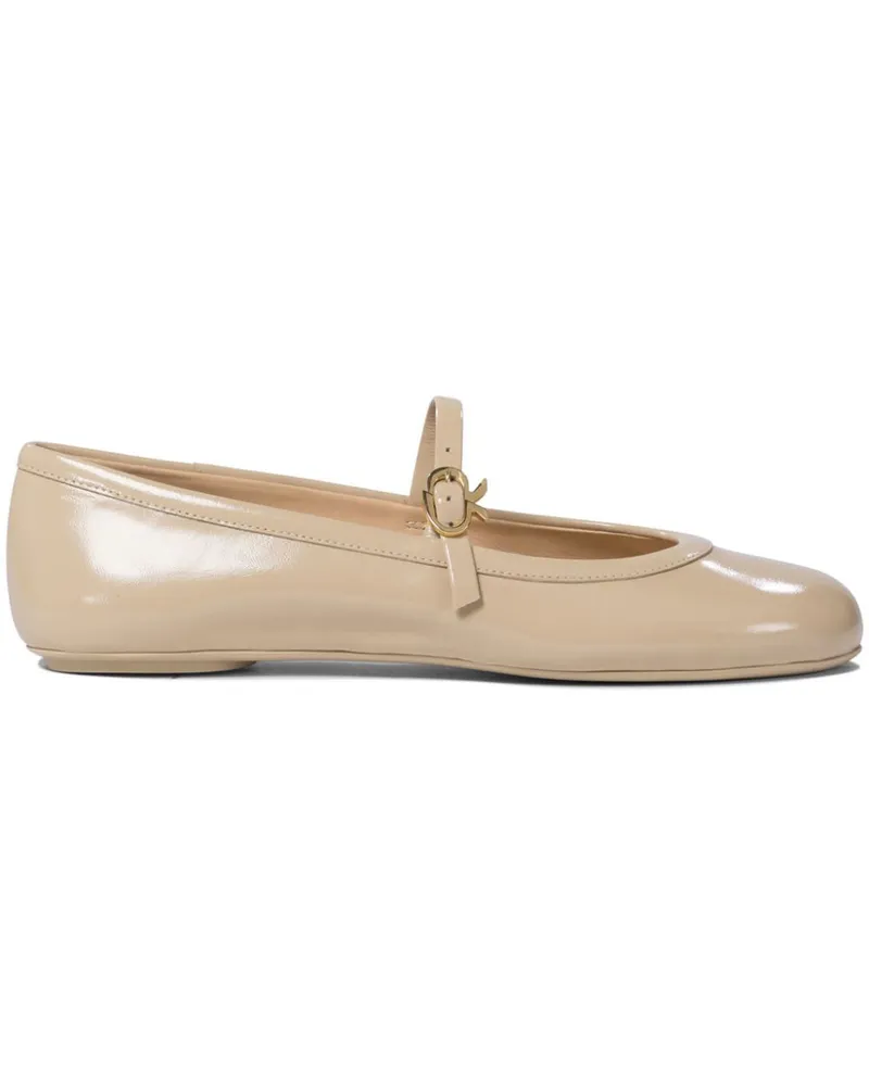 Gianvito Rossi Carla Ballerinas - Nude Nude