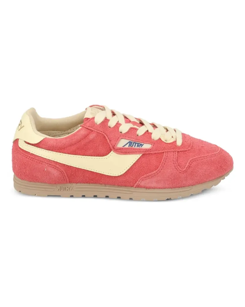 AUTRY Windspin panelled suede sneakers - Rosa Rosa