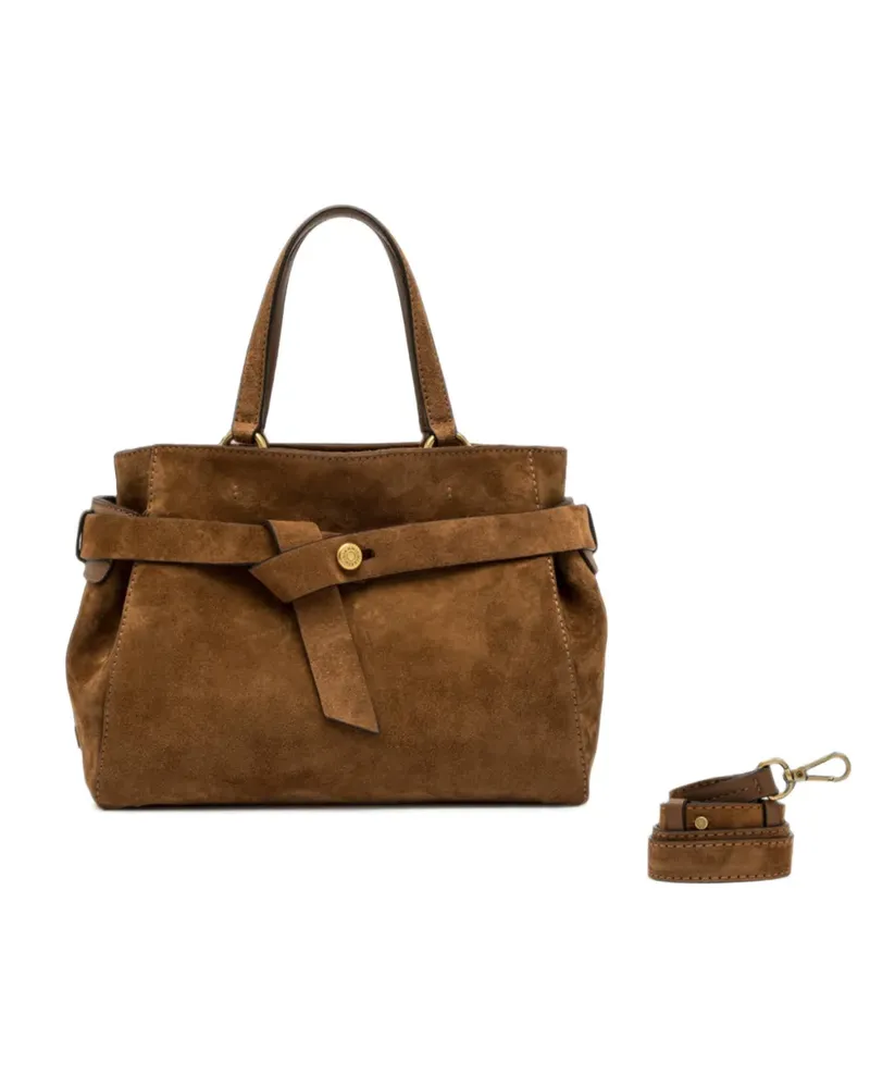 Gianni Chiarini Mittelgroße Miranda Tote Bag mit Gürtel - Braun Braun
