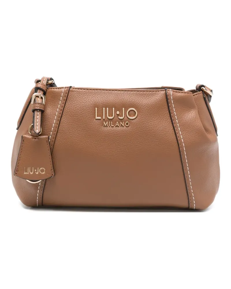 Liu Jo medium logo-lettering cross body bag - Braun Braun