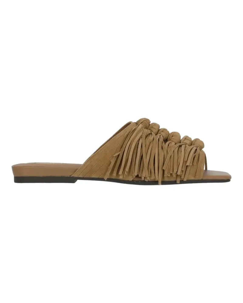 ash Brigitte suede sandals - Nude Nude
