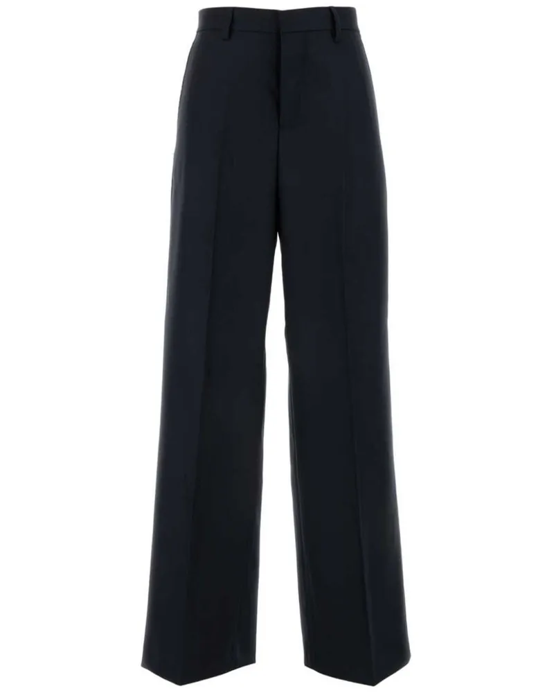 AMI Paris Hose mit hohem Bund - Blau Blau