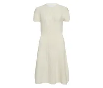 Minikleid mit Zopfmuster - Nude