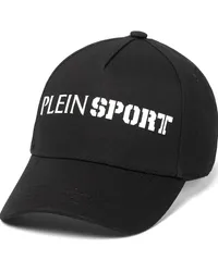 Philipp Plein Baseballkappe mit Logo-Print Schwarz