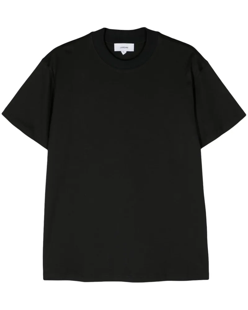 LARDINI T-Shirt mit Rundhalsausschnitt Schwarz