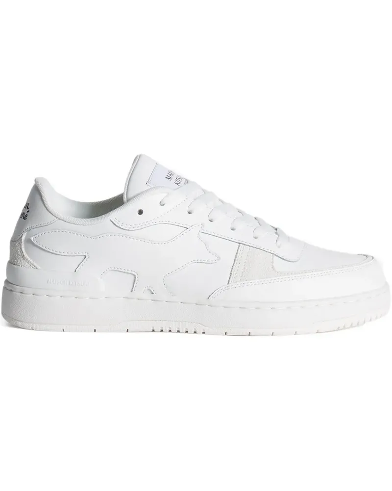 Kitsuné logo-detail sneakers - Weiß Weiß