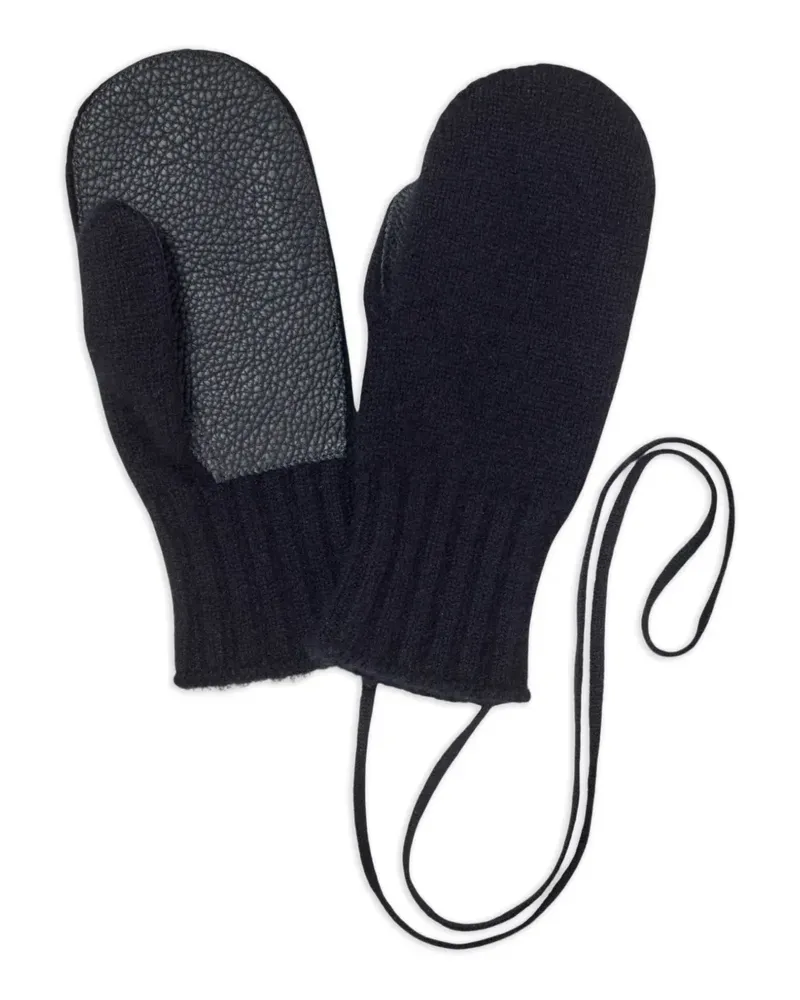 AURALEE grained gloves - Schwarz Schwarz