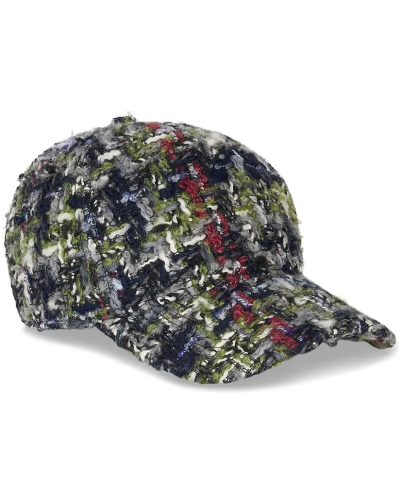 Etro Bouclé-Baseballkappe - Blau Blau